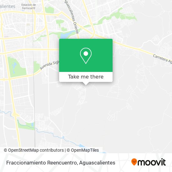 Mapa de Fraccionamiento Reencuentro