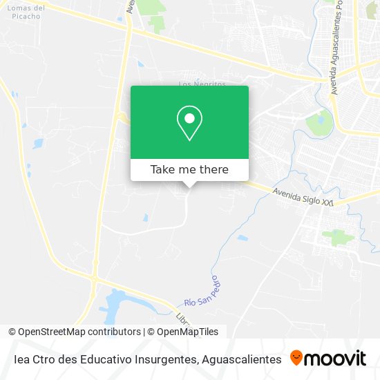 Mapa de Iea Ctro des Educativo Insurgentes