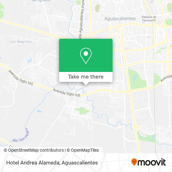Hotel Andrea Alameda map