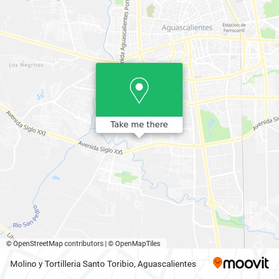 Molino y Tortilleria Santo Toribio map
