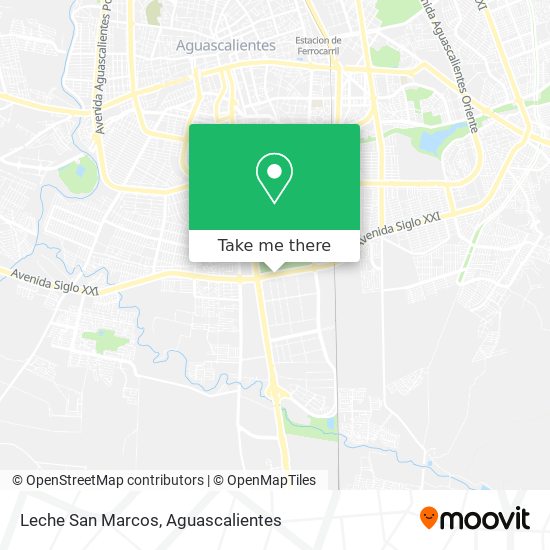 Leche San Marcos map