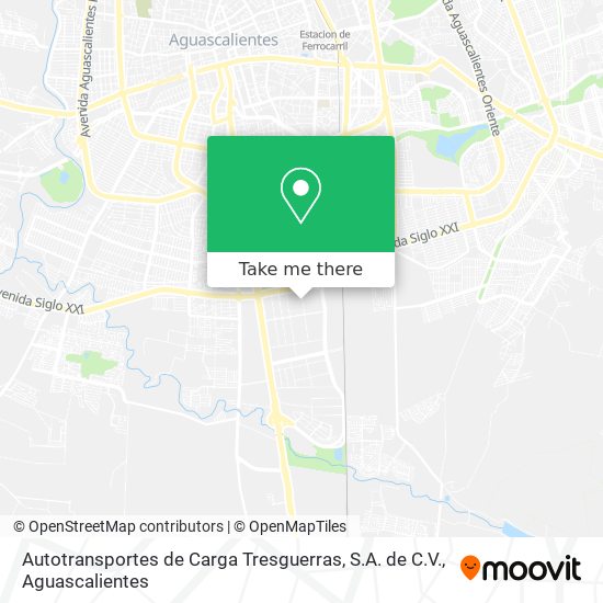 Autotransportes de Carga Tresguerras, S.A. de C.V. map