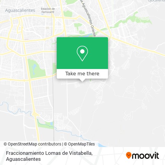 Fraccionamiento Lomas de Vistabella map