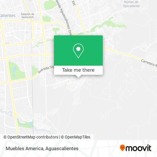 Muebles America map