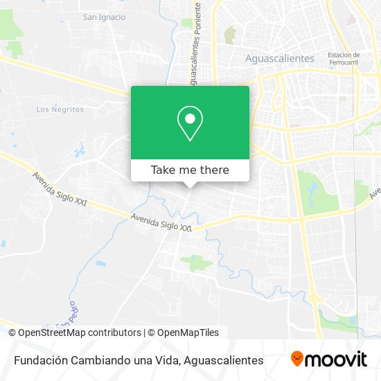 Fundación Cambiando una Vida map