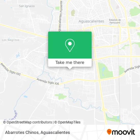 Abarrotes Chinos map