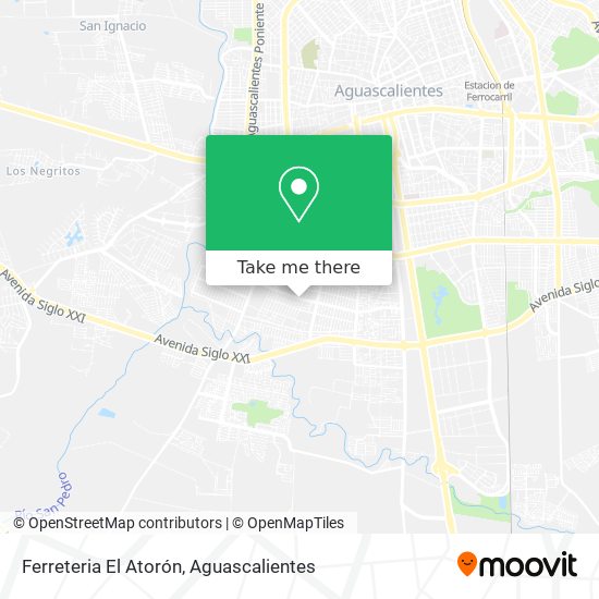 Ferreteria El Atorón map