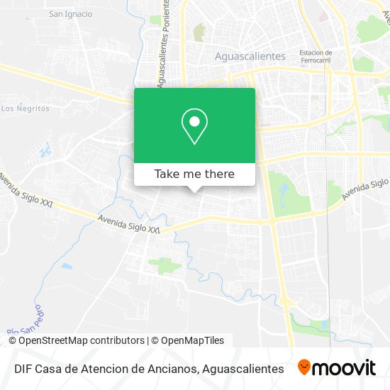 Mapa de DIF Casa de Atencion de Ancianos