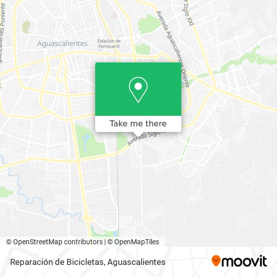 Reparación de Bicicletas map