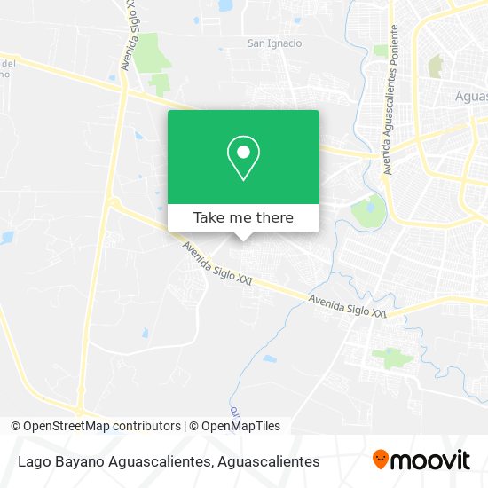 Lago Bayano Aguascalientes map