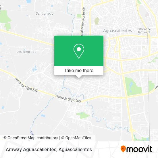 Amway Aguascalientes map