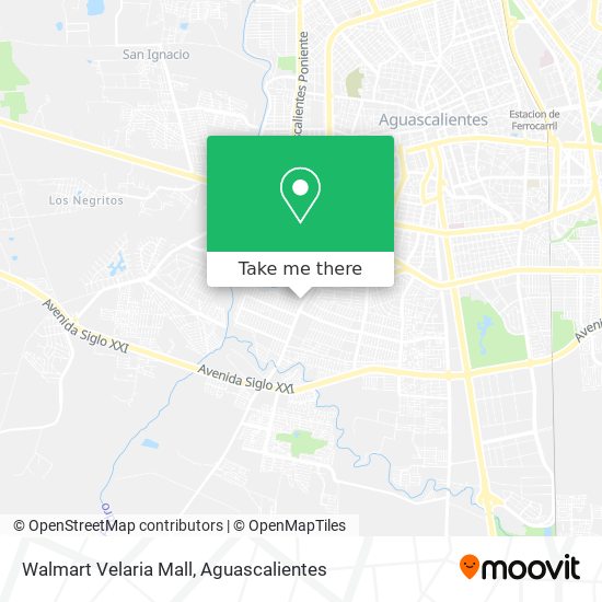 Mapa de Walmart Velaria Mall