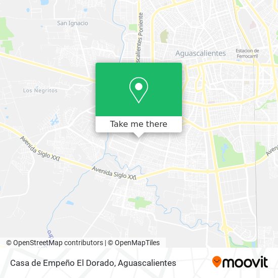 Mapa de Casa de Empeño El Dorado