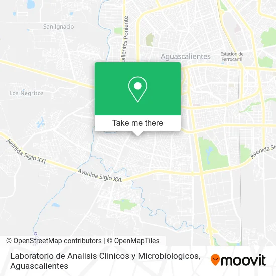 Laboratorio de Analisis Clinicos y Microbiologicos map