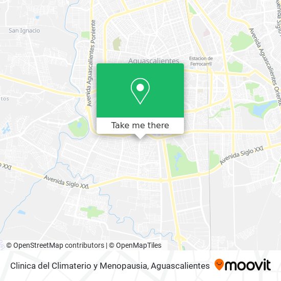 Clinica del Climaterio y Menopausia map