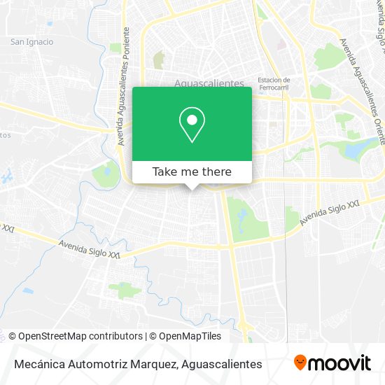 Mapa de Mecánica Automotriz Marquez