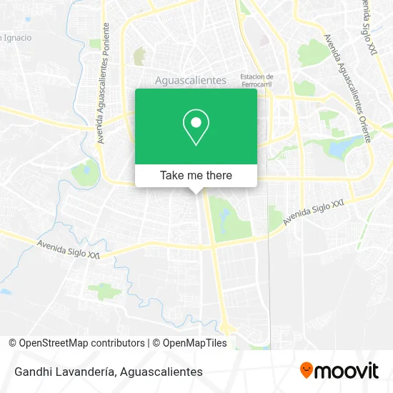 Gandhi Lavandería map