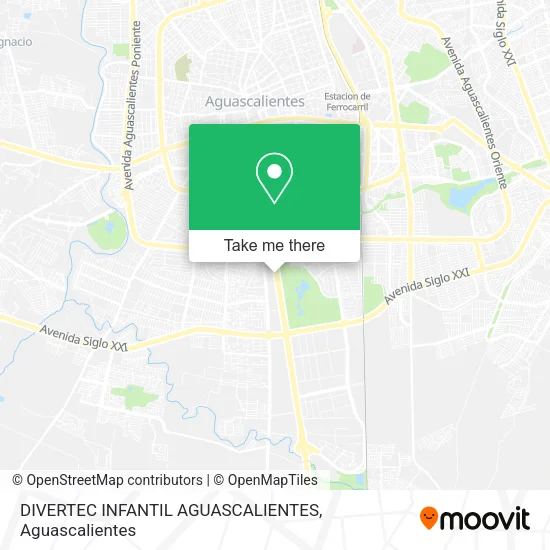 DIVERTEC INFANTIL AGUASCALIENTES map