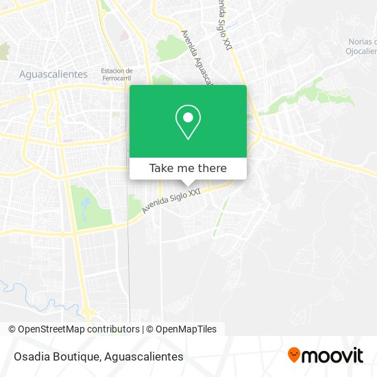 Osadia Boutique map
