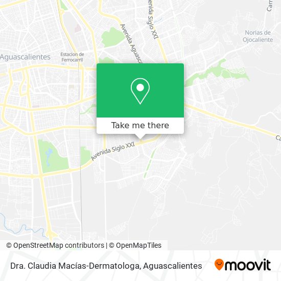 Dra. Claudia Macías-Dermatologa map