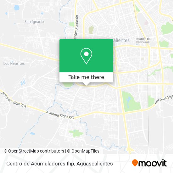 Centro de Acumuladores Ihp map
