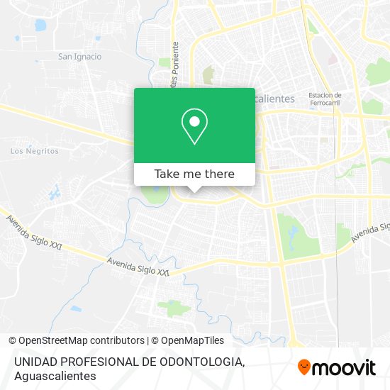 Mapa de UNIDAD PROFESIONAL DE ODONTOLOGIA