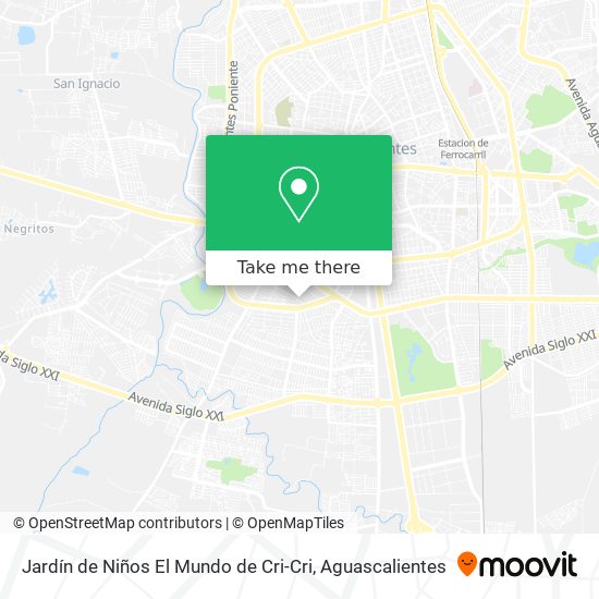 Jardín de Niños El Mundo de Cri-Cri map