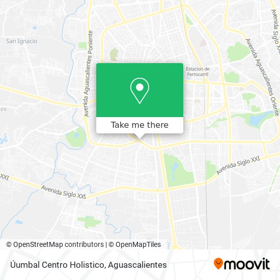 Mapa de Úumbal Centro Holistico