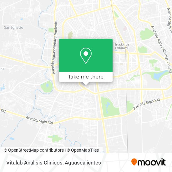 Vitalab Análisis Clinicos map