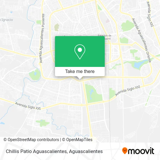 Chillis Patio Aguascalientes map