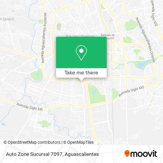 Auto Zone Sucursal 7097 map