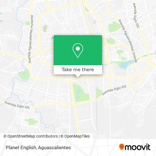 Planet English map