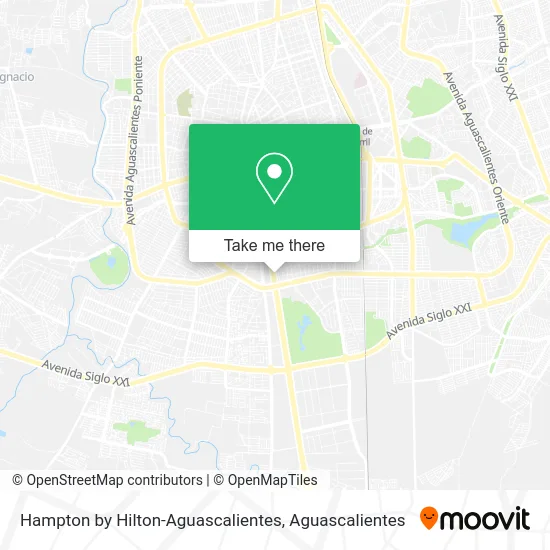 Hampton by Hilton-Aguascalientes map