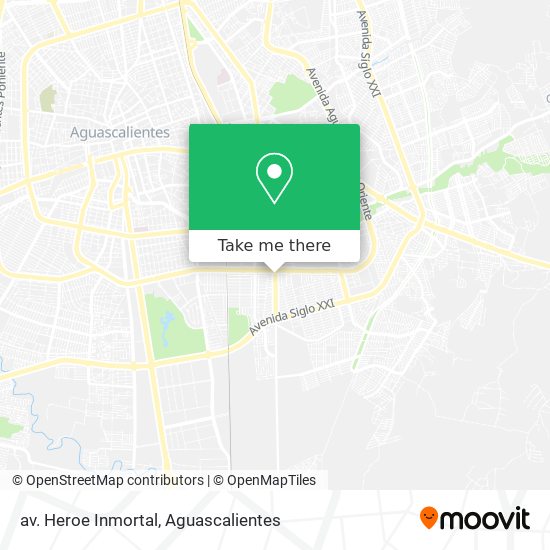 av. Heroe Inmortal map