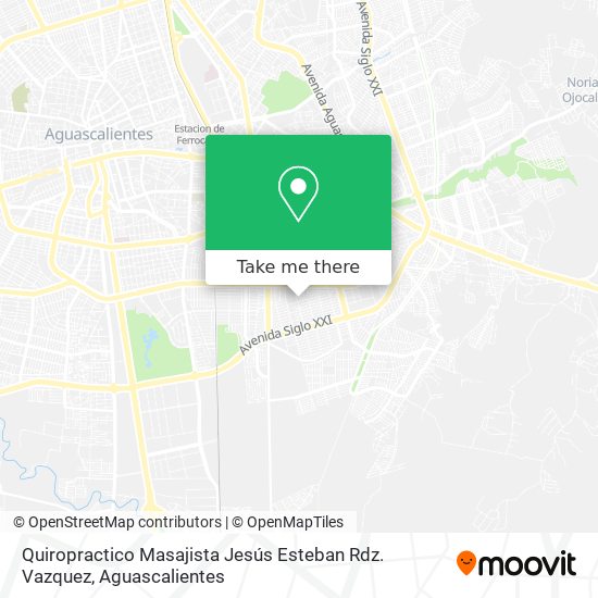 Quiropractico Masajista Jesús Esteban Rdz. Vazquez map