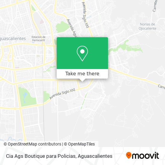 Mapa de Cia Ags Boutique para Policias