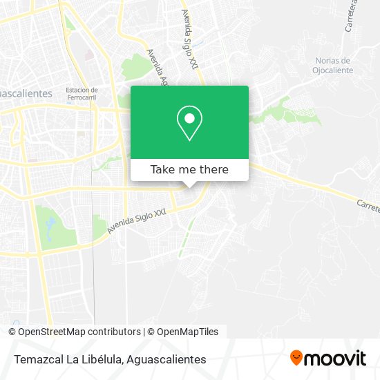 Temazcal La Libélula map