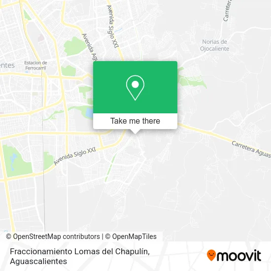 Mapa de Fraccionamiento Lomas del Chapulín