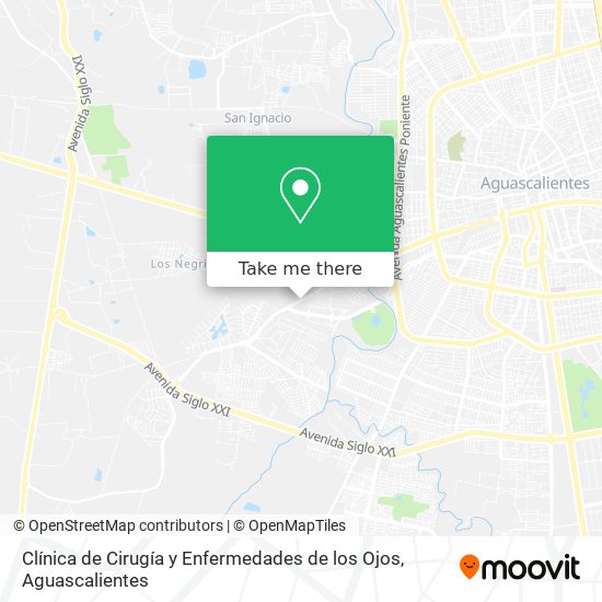 Mapa de Clínica de Cirugía y Enfermedades de los Ojos