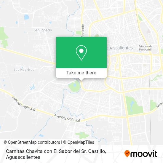 Carnitas Chavita con El Sabor del Sr. Castillo map