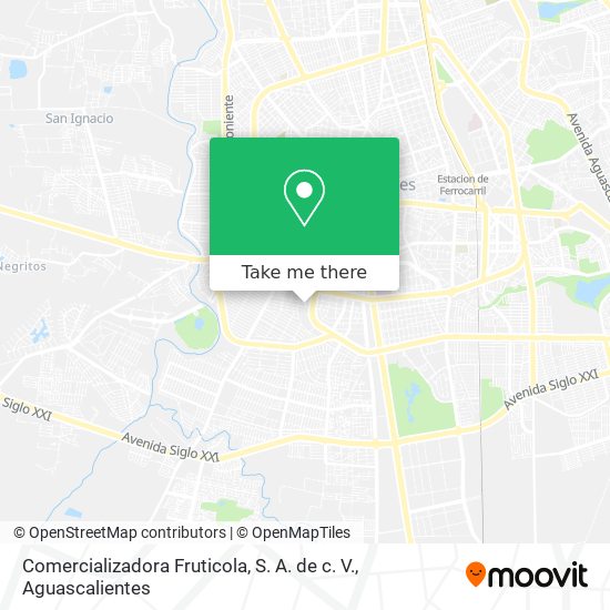 Comercializadora Fruticola, S. A. de c. V. map