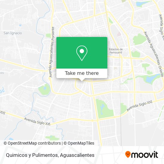Quimicos y Pulimentos map