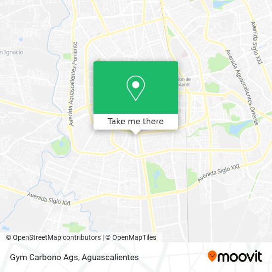 Gym Carbono Ags map
