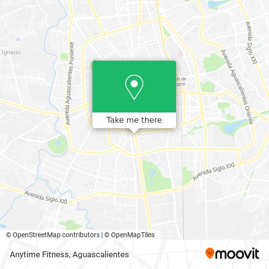 Anytime Fitness map