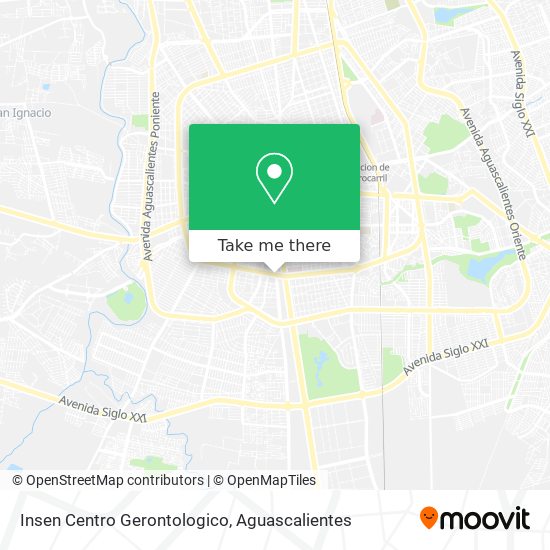Mapa de Insen Centro Gerontologico
