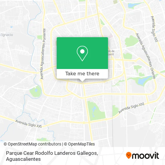 Parque Cear Rodolfo Landeros Gallegos map