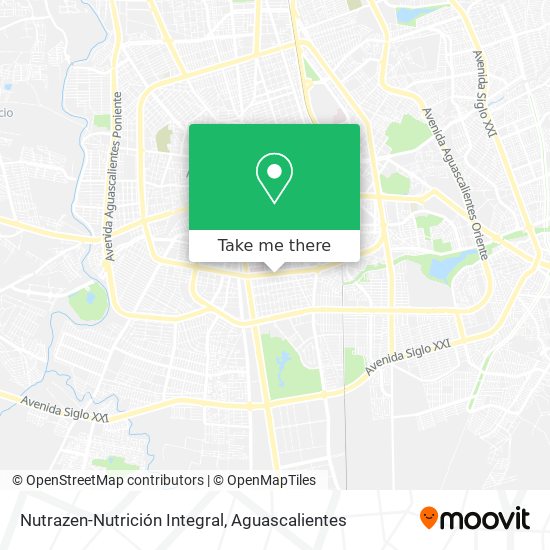 Mapa de Nutrazen-Nutrición Integral