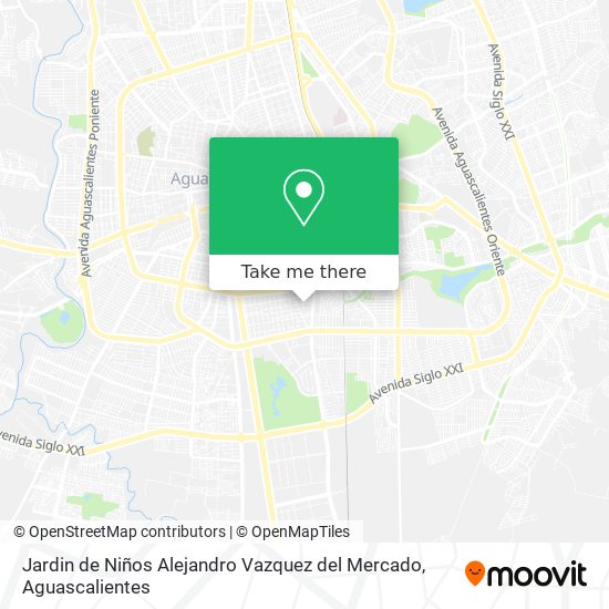 Jardin de Niños Alejandro Vazquez del Mercado map