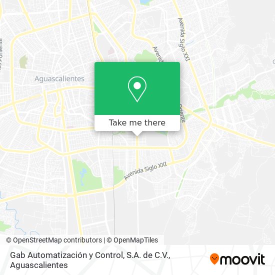 Gab Automatización y Control, S.A. de C.V. map