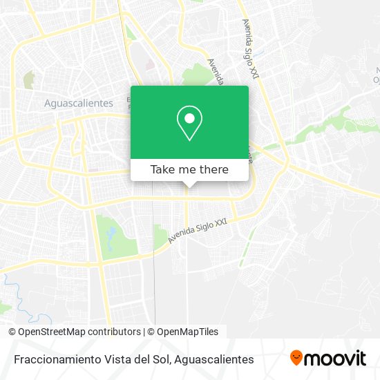 Mapa de Fraccionamiento Vista del Sol